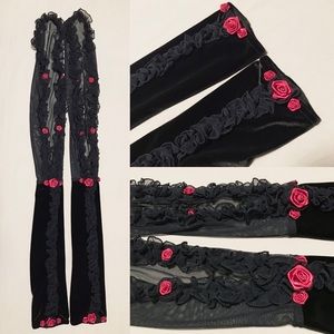 Sinister Gothic Vamp Arm Warmers